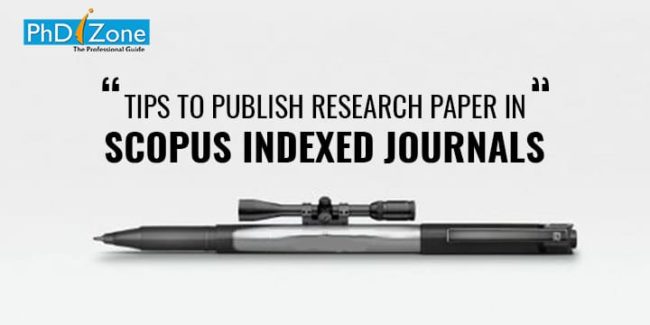 Scopus indexed journals phdizone